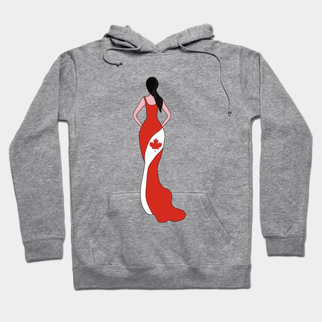 Canada Woman Hoodie by DiegoCarvalho